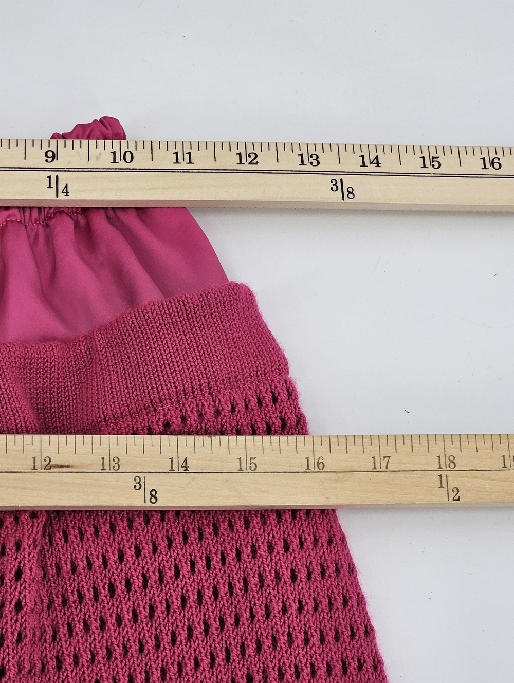 Saudade De Voce Wide Leg Knit Pant Hot Pink Women's Size M Summer Beach Vacation - Picture 6 of 12